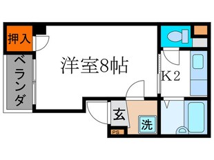 コスモハイツ出町の物件間取画像